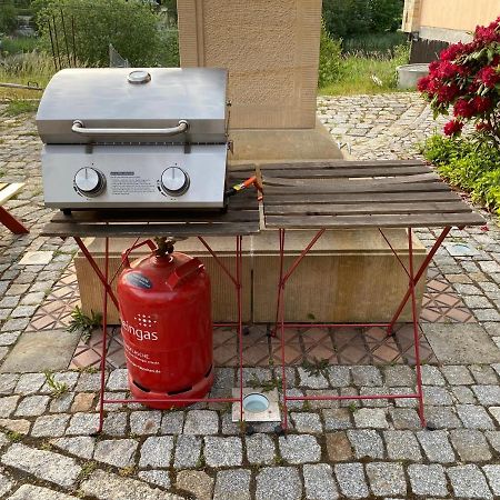 Ferienwohnung Wachstube Mit 3 Schlafraeumen Im Rittergut Leppersdorf Wachau Esterno foto