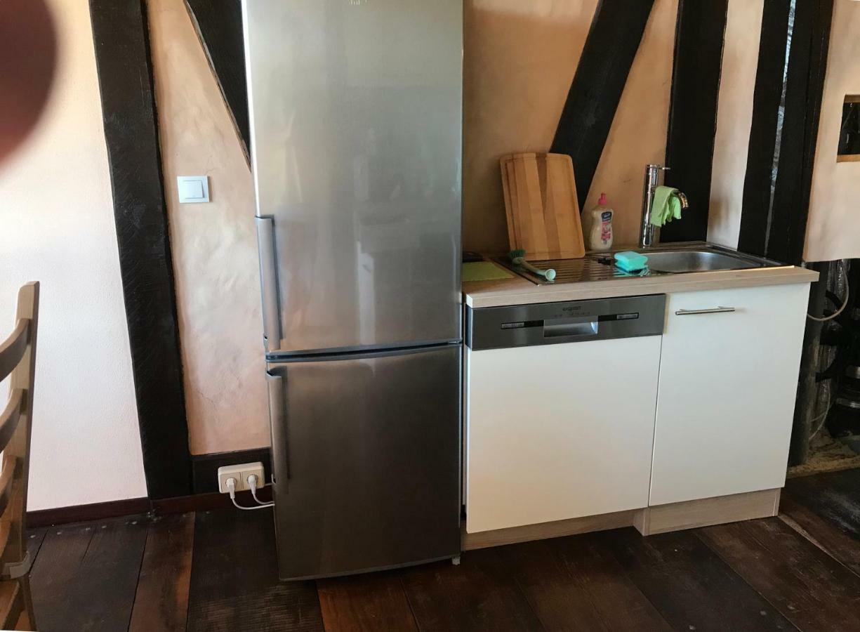 Ferienwohnung Wachstube Mit 3 Schlafraeumen Im Rittergut Leppersdorf Wachau Esterno foto